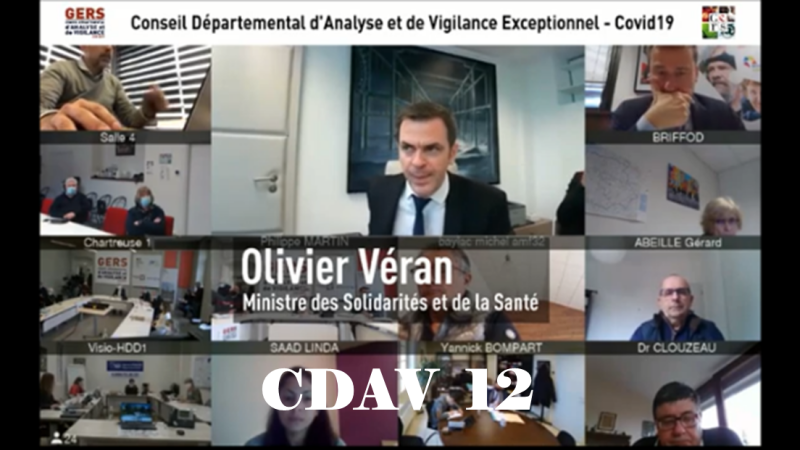 CDAV  12 : invité Olivier Véran  ministre de la santé