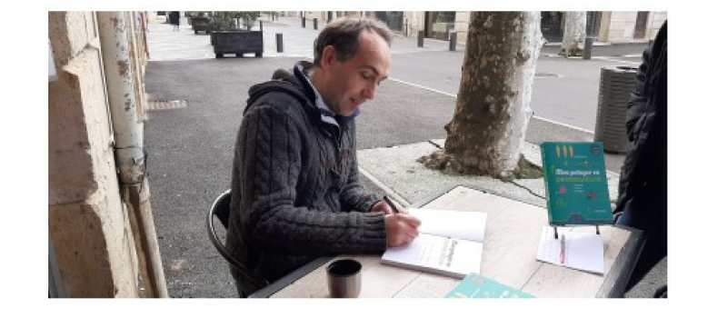 Jérôme Boisneau, permaraicher,  en dédicace chez Ludo