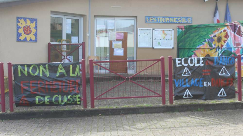Non à la fermeture d’une classe