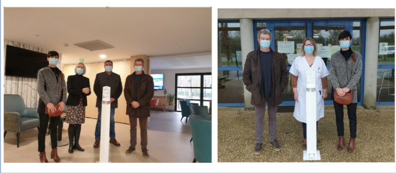 Les dotations de Groupama au Château Fleuri et à l'Ehpad de l'hôpital 