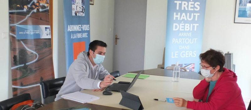 La fibre à Maignaut-Tauzia 