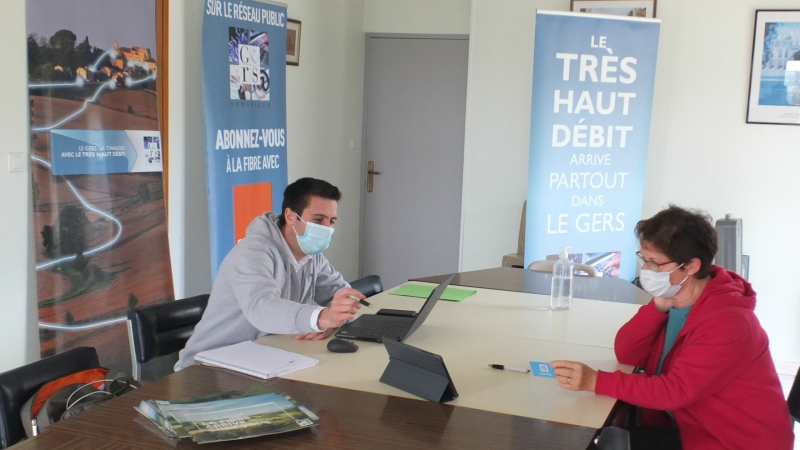 La fibre à Maignaut-Tauzia 
