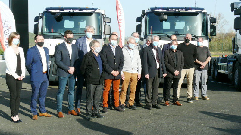Trigone renouvelle sa flotte de camions