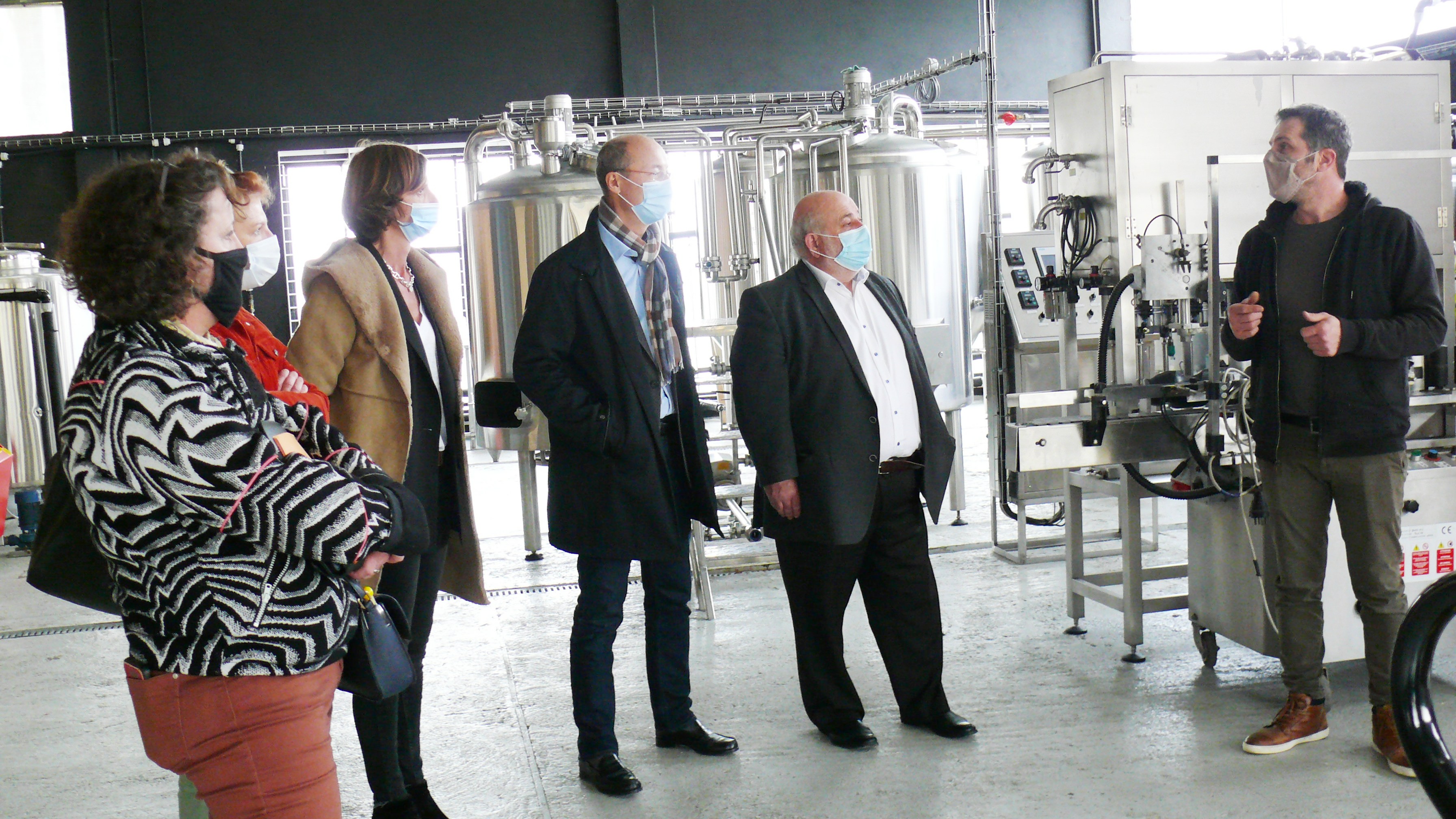 Visite de la brasserie Les Moussequetaires.