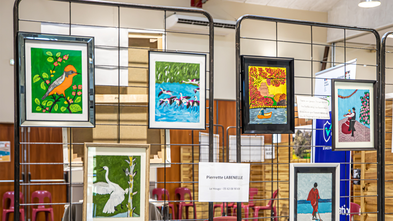 Encore de nouveaux tableaux au vaccinodrome de Nogaro 