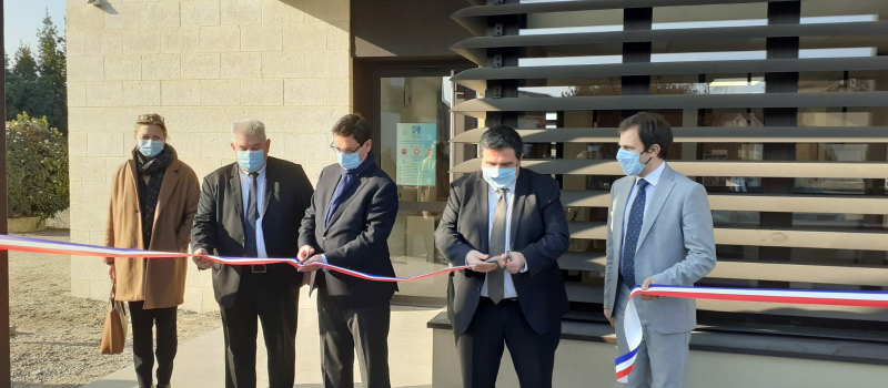 Visite de Monsieur Xavier Brunetière, Préfet du Gers, à Saint-Clar.