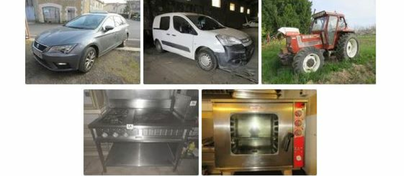 Du matériel professionnel : restauration, boulangerie, agroalimentaire, des automobiles, de l'électro-ménager, etc.