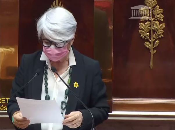 Gisèle Biémouret - Capture d'écran vidéo Dailymotion