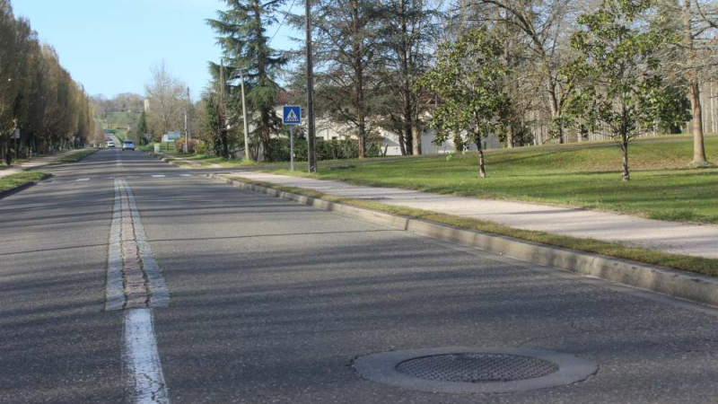 Réfection de chaussée sur la RN 524