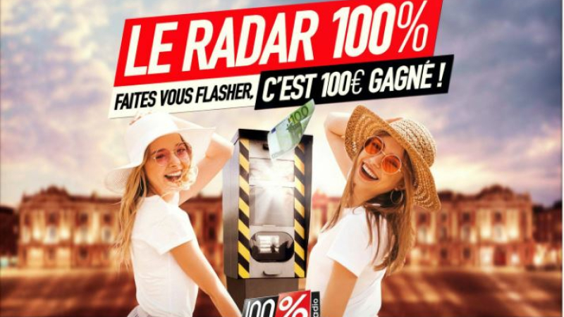 Le marché animé par 100 % Radio