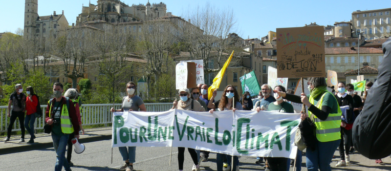 Ils ont marché parce qu'on se fait «avoir» sur le projet de loi Climat