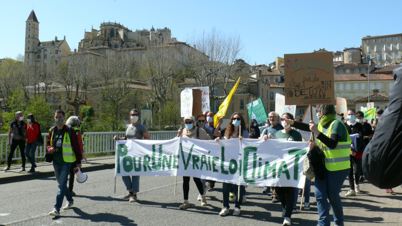 Ils ont marché parce qu'on se fait «avoir» sur le projet de loi Climat