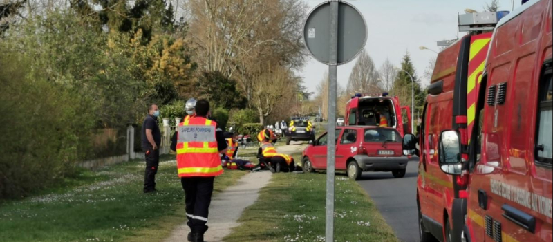 Sapeurs pompiers en stage