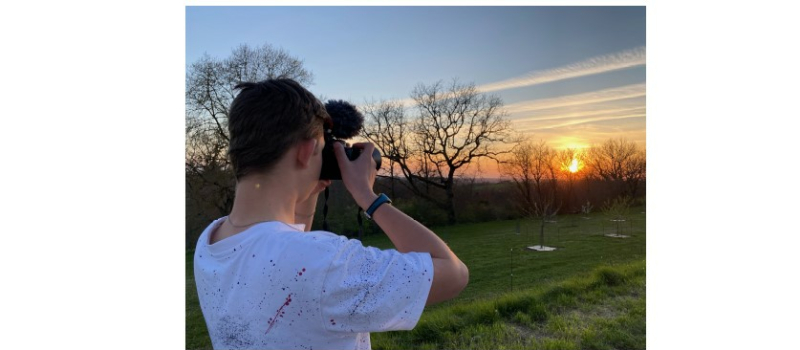 Johan, un cinéaste en herbe qui fait ses premières armes
