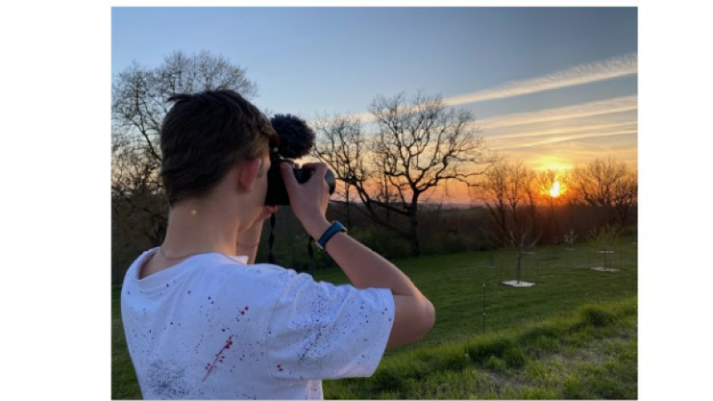 Johan, un cinéaste en herbe qui fait ses premières armes