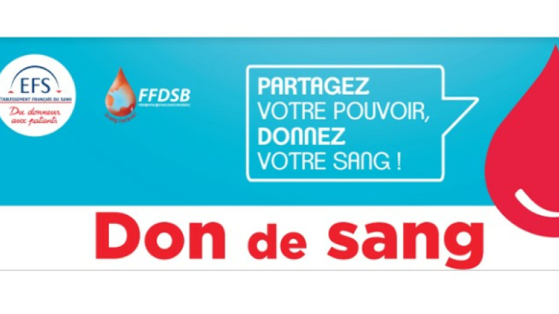 Ajouts de collectes de sang pour le mois d'avril