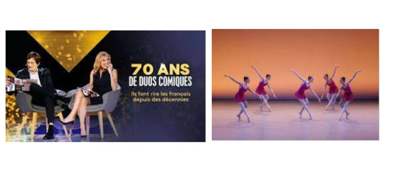 Duos comiques ou ballet de l'Opéra vendredi soir...