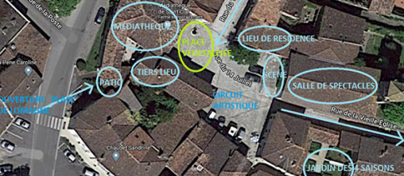Invitation à une réunion publique : construisons ensemble notre futur espace culturel