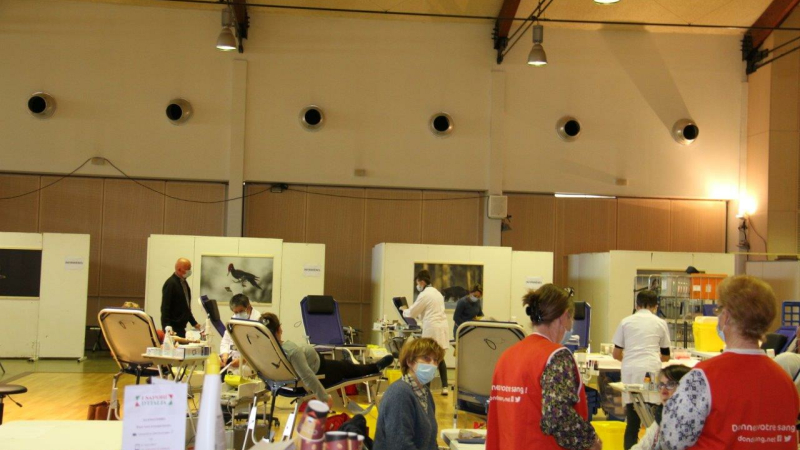 En ce début de semaine, la salle Pierre de Montesquiou ouvrait ses portes pour les dons du sang