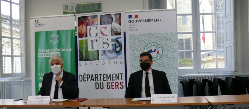 Etat et Département, solidaires sur le plan de la relance économique