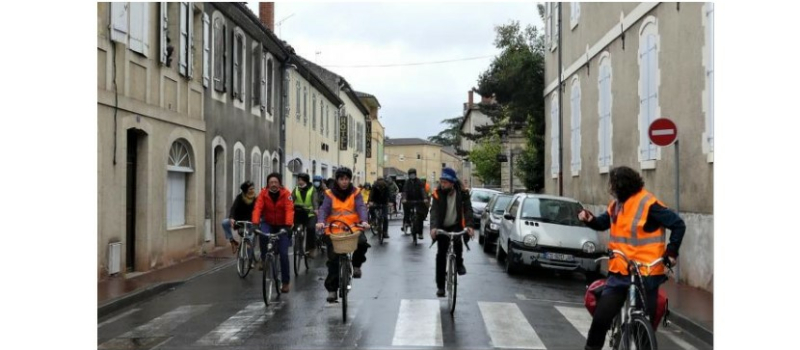 Vélorution mensuelle mardi 11 mai à 17 h 45 