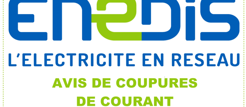 Coupures de courant programmées