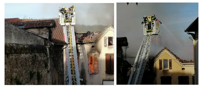 Un incendie dévaste quatre maisons de ville