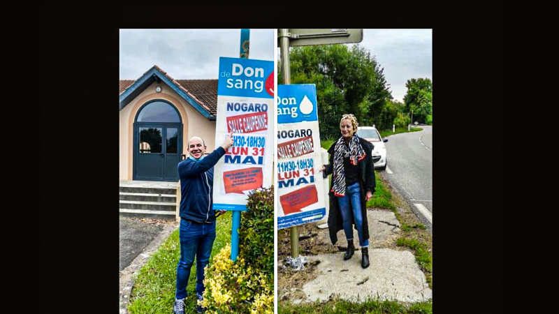 Don du sang à Caupenne-d’Armagnac le 31 mai  