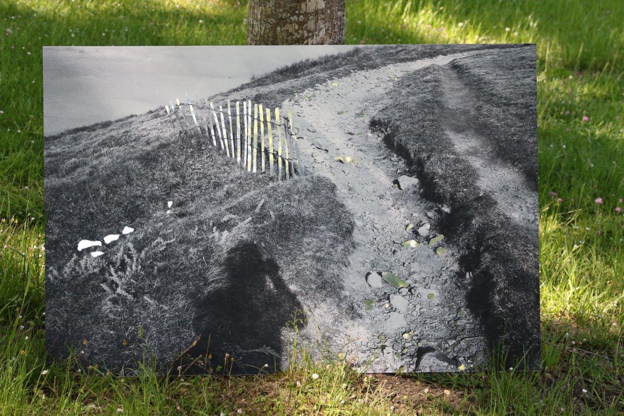 Une œuvre d'Ana Vorgan au Château des Fousseries, au Hameau de Grazimis - Photo Marc Le Saux