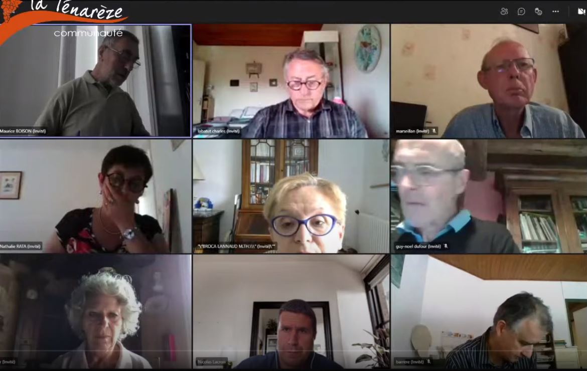 Et encore une réunion en visioconférence - Capture d'écran YouTube CCT