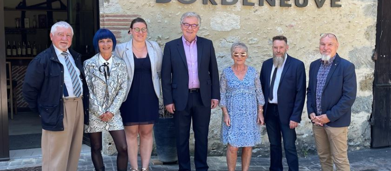 Les candidats gersois du RN autour de Jean-Paul Garraud député européen
