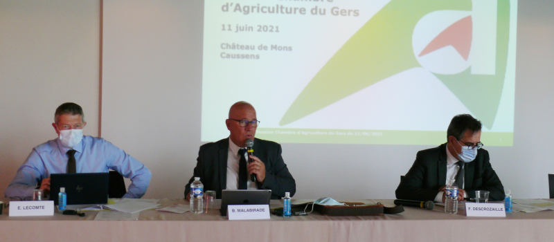 Le député, Frédéric Descrozaille, a dévoilé et argumenté son rapport sur la gestion des risques en agriculture