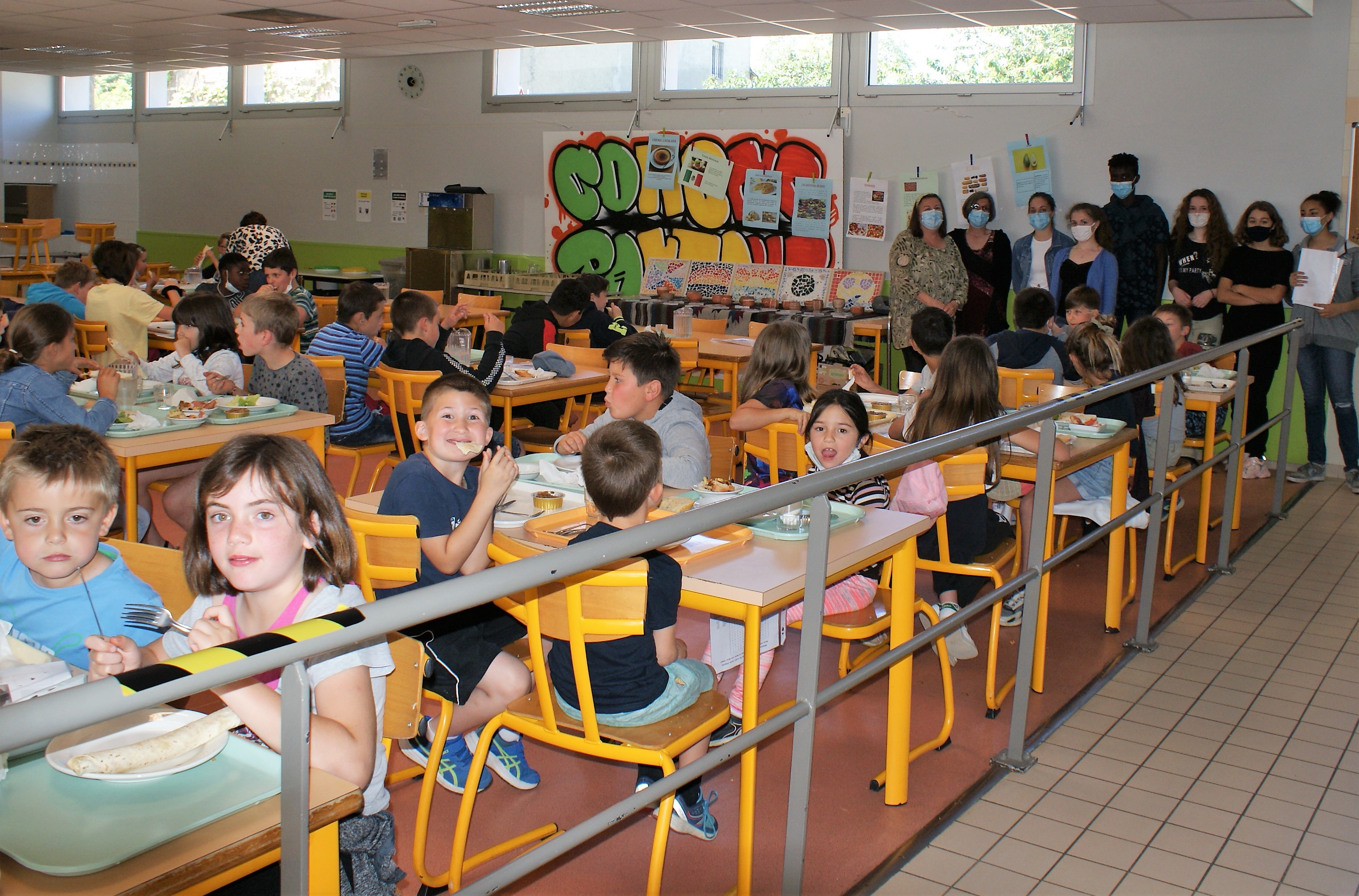 Des petits aux grands, tous ont apprécié ce menu très particulier et délicieusement dépaysant