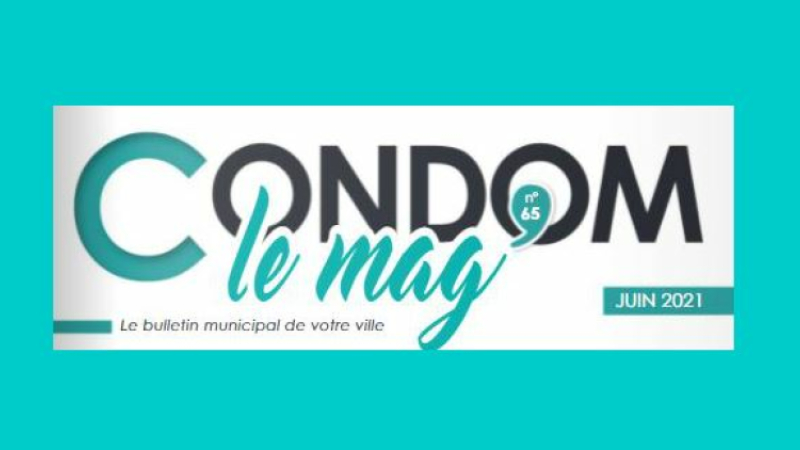"CONDOM le mag", le numéro de juin 2021,  est en ligne !