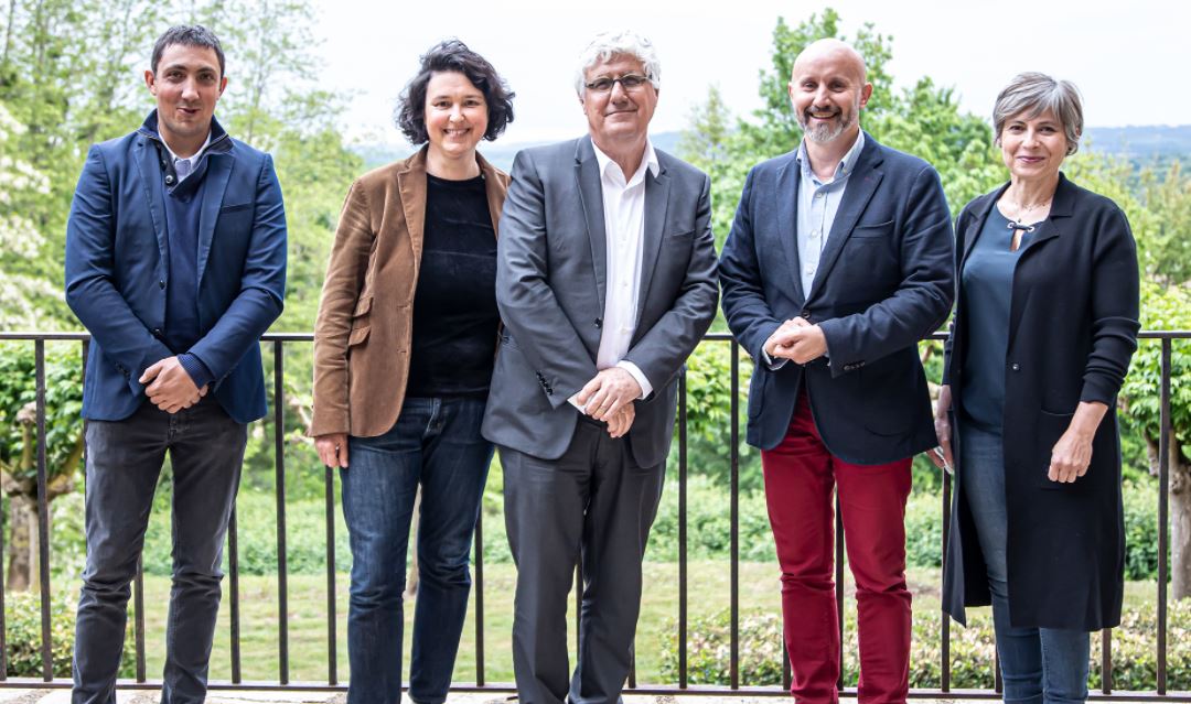 Les candidats lors de leur présentation officielle le 29 avril, à Termes-d’Armagnac - Photo Roland Houdaille