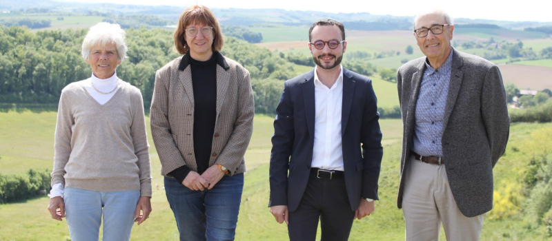 Marie-Hélène Dupuy et Bastien Porta-Meynent, candidats de la liste « Gers Autrement»