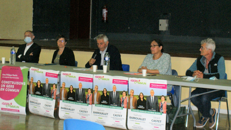 Réunion Publique de "Gers en Commun" a Plaisance du Gers