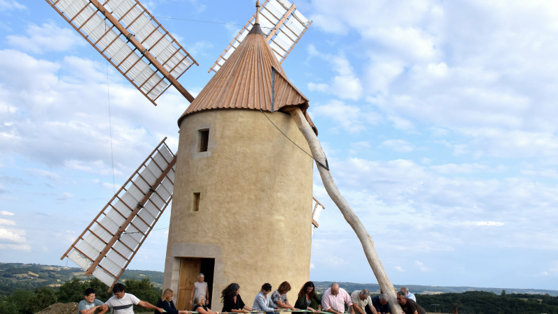 Journée du Patrimoine de Pays et des Moulins avec les Amis du Moulin de Durban 