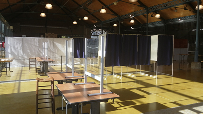 Elections régionale sous la halle 