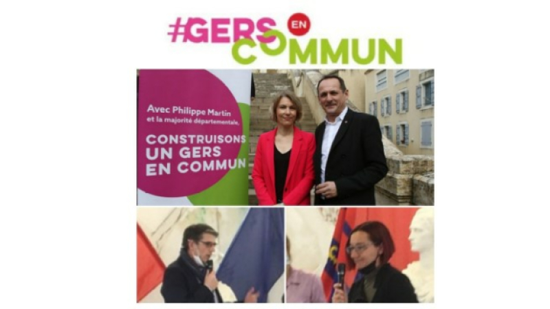 L'équipe de Gers en Commun est repartie en campagne