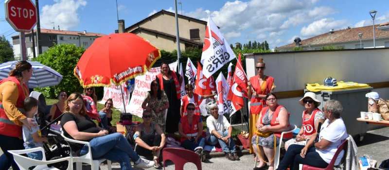 Deuxième journée de grève à l'Ehpad