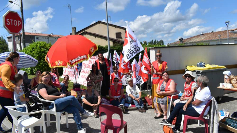 Deuxième journée de grève à l'Ehpad