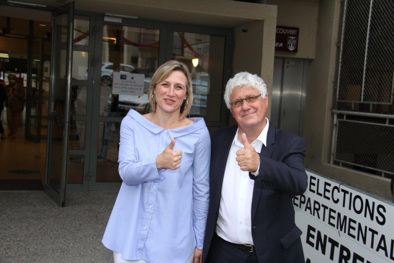 Philippe Martin, avec l'appui d'Élodie Lanave, va pouvoir continuer à construire le Gers de demain- Photo Marc Le Saux