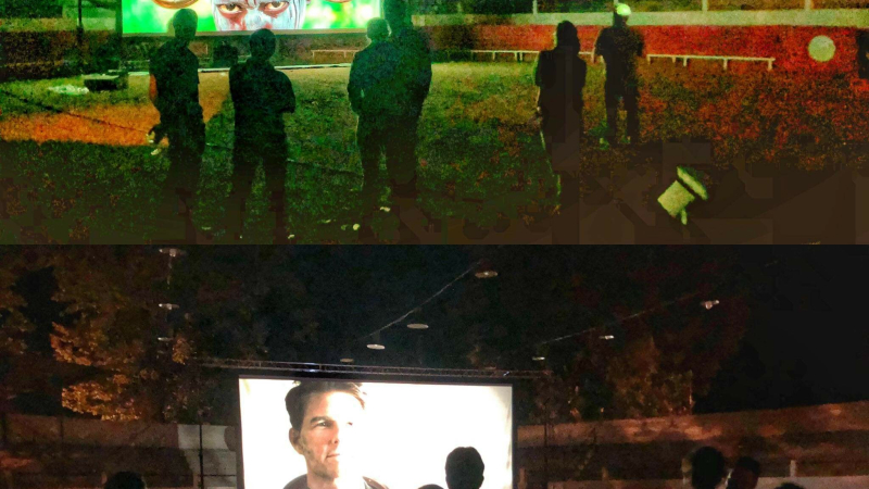 le Cinéma en plein air est lancé dés demain soir vendredi  a Beaumarchés Pour Léna..