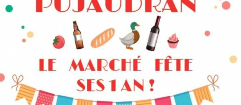 Le marché de Pujaudran fête son premier anniversaire !