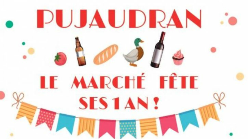 Le marché de Pujaudran fête son premier anniversaire !