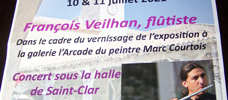 Le week-end prochain à Saint-Clar sera artistique...