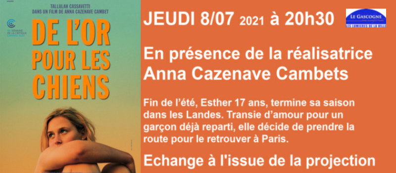 Anna Cazenave Cambet, une Néracaise vient présenter son premier long métrage
