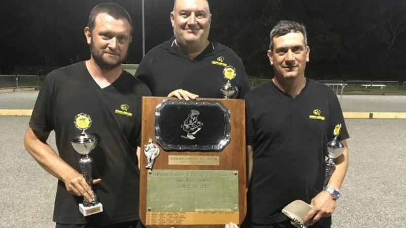 Championnat du Gers triplette masculin,