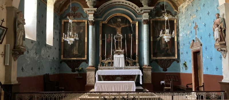Daniel Peyrou expose au profit des Amis de l'église de Heux